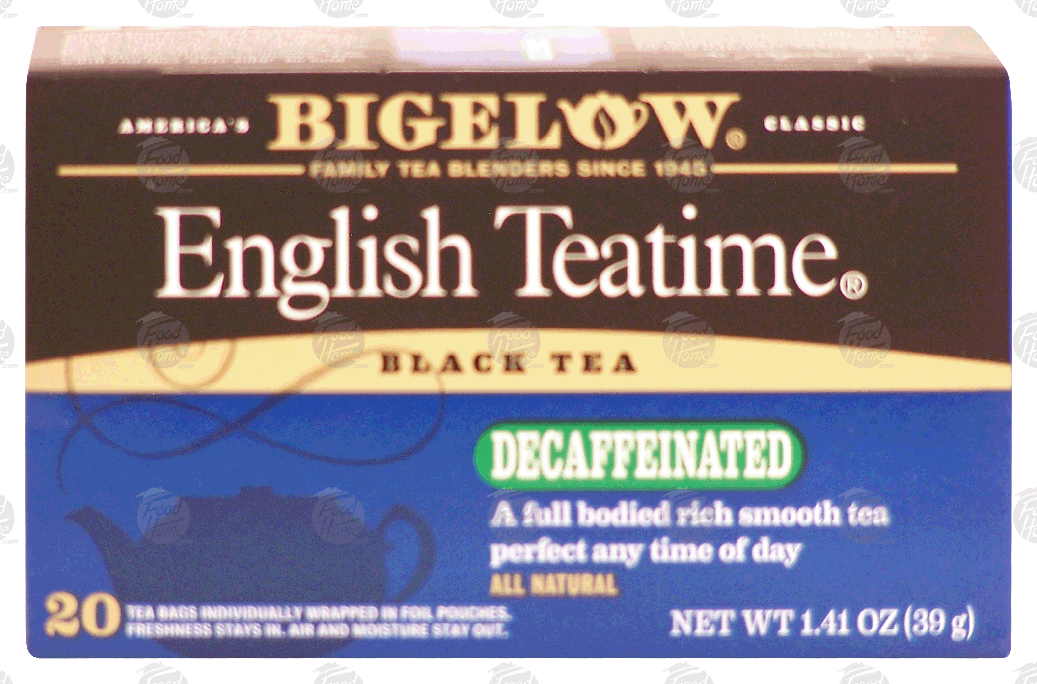 Bigelow English Teatime decaffeinated tea invigorating in the best English tradition, 20 tea bags Full-Size Picture